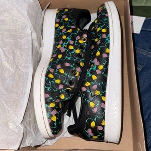 Adidas: Stan Smith Core Black/Cloud White-Gold Metallic🌷💐👟 size 9.5 Women’s Used